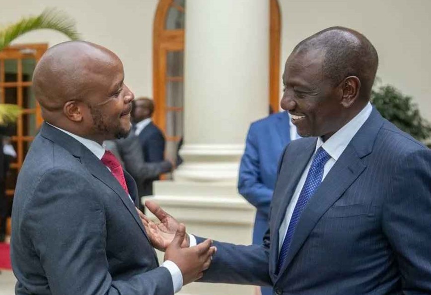 President William Ruto and Jalang'o at State House.